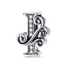 925 Sterling Silver Letter 26 Alphabet Pendant Designer Charms for Diy Bracelet Necklace Jewelry Making