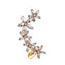 Aaa22 Rhinestone Women Earrings Ear Cuff Jewelry Gifts Wrap Earrings Butterfly Flowers Diamond Ear Clips