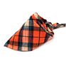 Adjustable Pet Washable Triangle Plaid Pet Bandanas Dog Scarf Bandana