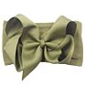 Baby 6 Inch Grosgrain Ribbon Big Bow Hair Band Soft Elastic Nylon Headband Baby Turban for Kids Headwrap Baby Hair Accessories