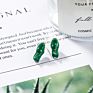 Clarmer Spring Design Korean Jewelry Geometric Enamel Acrylic Resin Pendant Earrings for Women