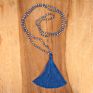 Crystal Knot Tassel Necklace Hand Woven Long Sweater Chain Buddha Head Pendant Women's Necklace