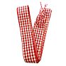 Flat Plaid Cotton Shoelaces Female 2.5 Cm Wide Ribbon Shoe Lace for Boot Sneaker 120 Cm