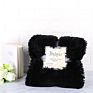 Fluffy Candy Color Flannel Cozy Soft Photo Posing Baby Blanket Kids Bedding Quilt Sofa Backseat Cover Pet Blanket