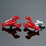 French Men's Shirt Metal Brass Enamel Cufflinks Animal Butterflies Turtle Fish Dog Penguin Lobster Cuff Links
