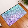 Geometry Pattern Cobblestone Door Mat Marble Semicircle Shiny Front Door Rugs Gold Powder Zigzag Homeware Diamond Large Sponge