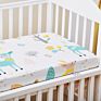Guava Lotus Travel Crib Fitted Sheet with Name Grow Wild Crib Sheet Cotton Standard Crib Toddler Sheets
