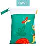 Happyflute Polyester Layer Baby Waterproof Zipper Wet Bag Diaper Bag with Handle
