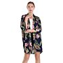 Kimono Beach Wear 100%Viscose Kimonos Women Floral Print Kimono