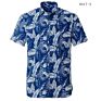 Latest Design Print Short Sleeve Cotton Hawaii Men Shirts