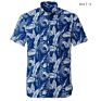 Latest Design Print Short Sleeve Cotton Hawaii Men Shirts