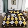 Luxury Printed Pillow Case Bed Sheet and Quilting Comforter Sets Quilt Bedding 4 Piece