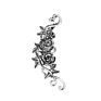 No Pierced Ear Clip Cross C Shape Clip on Earrings Ear Cuff Women 925 Sterling Silver Jewelry Wrap Ear Cuff