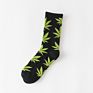 Professional Colorful Tube Sports Socks Bamboo Maple Leaf Socks Design Hemp Weed Leaf Socks