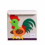 Seller Foldable Animal Toy Storage Box Cube Chest Basket Organizer for Kids