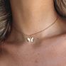 Star Moon Heart Pendant Choker Necklace for Women Multi Layers Gold Plated Gift Jewelry