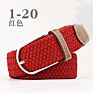 Unisex Multiple Option Stretch Belt Braided Elastic Stretch Fabric Belt Casual Weave Canvas Woven Belt