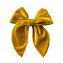 Velvet Fable Bow Hair Clips Baby Girls Women Large Sailor Head Bows Accessories Hair Grips for Kids Christmas Hair Bow Barrettes