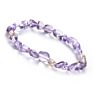 Women Amethyst Ruby Quartz Amazonite Tourmaline Mixed Gemstones Nuggets Beads Stretch Bracelet Beads for Jewelry Making