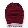 Women Style Design Acrylic Multifunction Messy Bun Ponytail Beanie Hat with Hole