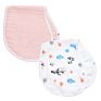 Yiwu Tongtu 2-Layers with Double Sides Reusable Boys and Girls Muslin Baby Burp Cloths