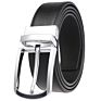 Zk707-3 Zinc Alloy Pin Buckle Genuine Leather Belt for Men