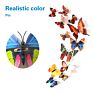 12Pcs One Pack 10 Colors Pvc Butterflies 3D Wall Sticker Home Decorations Refrigerator Decoration Wall Sticker Butterfly