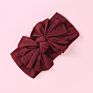 35 Colors Nylon Hair Accessories American Handmade Baby Kids Headwrap Elastic Bow Headband