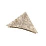3.7 Inch 9.5Cm Luxury Women Large Tortoise French Metal Accessories Jaw Clamp Heart Celluloid Acetate Triangle Hair Claw Clip