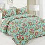 3 Pcs Machine Washable Printing Cotton Quilts Bedding Sets Quilt with Queen King Different Sizes