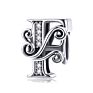 925 Sterling Silver Letter 26 Alphabet Pendant Designer Charms for Diy Bracelet Necklace Jewelry Making