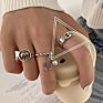 Aug Jewelry Mixed Mixed Batch Optional 925 Silver Female Old Vintage Jewelry, Opening Adjustable Thai Silver Ring