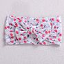 Baby Fruit Prints Soft Nylon Headbands Floral Bows Wide Turban Head Wraps Children Girls Hair Accessories