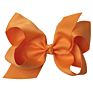 Big 6" Hair_Bows Clips Solid Color Grosgrain Ribbon Larger Hair Bows Alligator Clips Hair Accessories for Baby Girls Infants