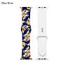 Boorui Silicone Print Patterns Watch Bands for Apple Watch Band Designer Straps for Apple Watch Series 7 6 5 4 3 2 1 /