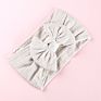 Cable Knit Bows Nylon Headbands Wide Knot Bow Nylon Head Wraps