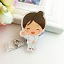 Cartoon Retractable Pull Badge Reel Card Badge Holder Reels for Doctor Dentist Nurse