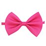 Cat Bows Pet Accessories Puppy Print Solid Dog Bow Collar