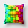 Colorful Crayon Sense Ripple Vortex Colorful Creative Cushion Peach Skin Pillowcase