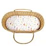 Cot Crib Bassinet Protector Waterproof Bamboo Fitted Sheet for Baby