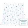 Customised White Designers Comfort Warm Quilt 4 Pack Bamboo Organic Cotton Baby Muslin Wrap Swaddle Blankets
