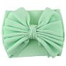 Cute Silk Solid Headband Bow Tie Baby Nylon Headband Hair Accessories Headwrap for Babies