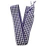 Flat Plaid Cotton Shoelaces Female 2.5 Cm Wide Ribbon Shoe Lace for Boot Sneaker 120 Cm