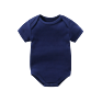for Selling Multi-Color Short Sleeve 100% Cotton Baby Clothes Romper