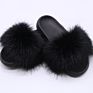 Indoor Fur Women Warm Comfy Fluffy Faux Girls Cozy Ladies Designer Flats Black Home House Bedroom Female Soft Slippers for Kids