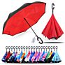 Innovated C Handle Reserve Double Layer Umbrella Double Ribs Umbrella