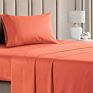 Luxury Hotel Bed Sheet 1800 Microfiber Bedding Set 4 Pice Set