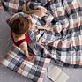 Luxury Simple Quilt Cover Bedding Set 100% Cotton Twill Small Fresh Double Bed 4 Pcs Bed Sheet Set