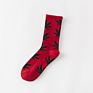 Professional Colorful Tube Sports Socks Bamboo Maple Leaf Socks Design Hemp Weed Leaf Socks