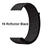 Qiman Nylon Iwatch Band Replacement Strap Nylon Loop Watch Band for Apple Watch Fabric Nylon Strap for Iwatch 7/6/5